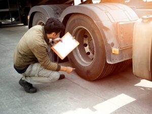 How to inspect your semi tires before drives